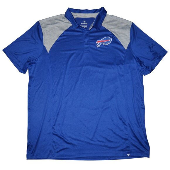 Buffalo Bills On Field Polo Men's size 2XL Royal Blue NFL - Picture 2 of 9